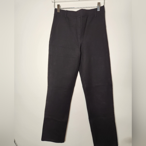 NEW Quince Ultra-Stretch Ponte Straight Leg Pant Black Sz XL - Picture 8 of 10